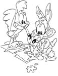 Baby Looney Tunes da colorare